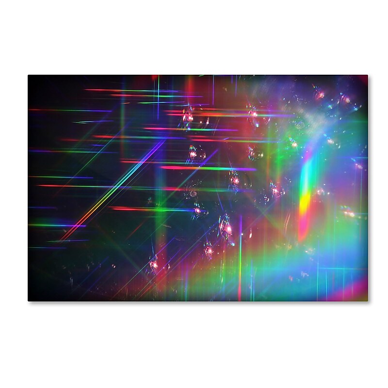 Trademark Fine Art Beata Czyzowska Young 'Rainbow Logistics IV' 30 x 47 (BC0214-C3047GG) image 1