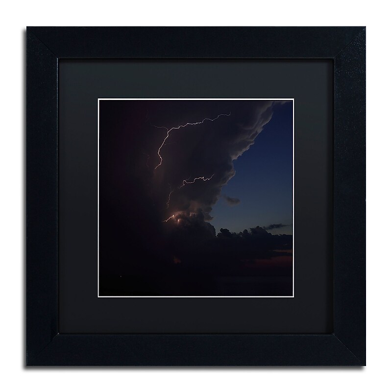 Trademark Fine Art Kurt Shaffer 'Sunset Thunderhead #2' 11 x 11 (KS0153-B1111BMF) image 1