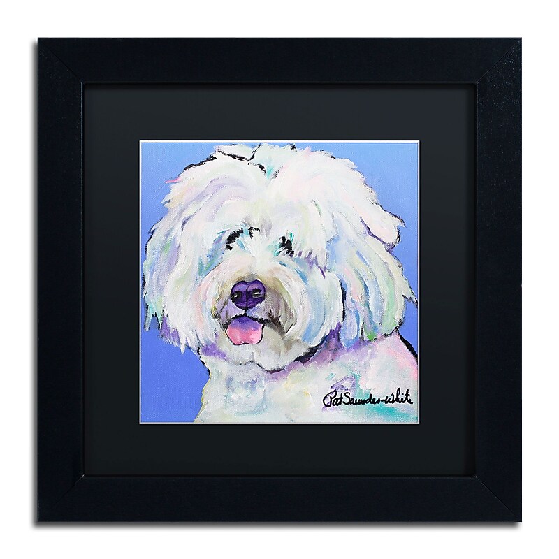 Trademark Fine Art Pat Saunders-White 'Champ' 11 x 11 (PS118-B1111BMF) image 1