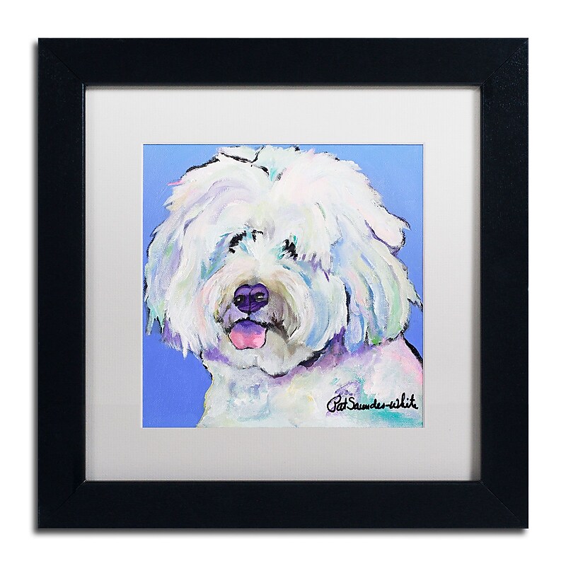 Trademark Fine Art Pat Saunders-White 'Champ' 11 x 11 (PS118-B1111MF) image 1