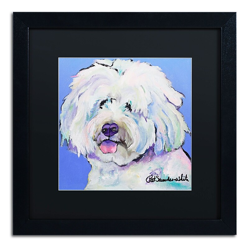 Trademark Fine Art Pat Saunders-White 'Champ' 16 x 16 (PS118-B1616BMF) image 1