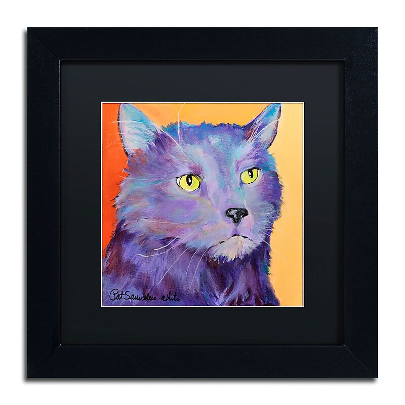 Trademark Fine Art Pat Saunders-White 'Frenchy' 11 x 11 (PS121-B1111BMF) image 1