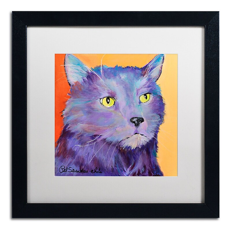 Trademark Fine Art Pat Saunders-White 'Frenchy' 16 x 16 (PS121-B1616MF) image 1