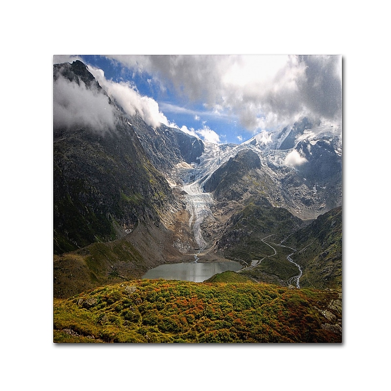 Trademark Fine Art Philippe Sainte-Laudy 'River of Ice' 24 x 24 (PSL0362-C2424GG) image 1