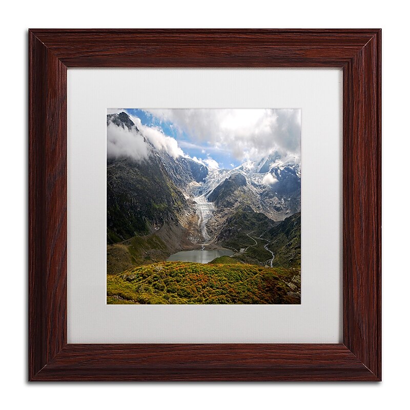 Trademark Fine Art Philippe Sainte-Laudy 'River of Ice' 11 x 11 (PSL0362-W1111MF) image 1