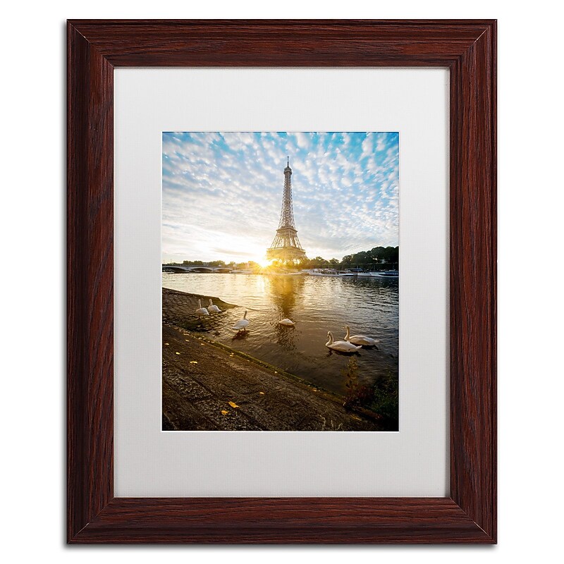 Trademark Fine Art Mathieu Rivrin 'Wake up Paris' 11 x 14 (RV0031-W1114MF) image 1