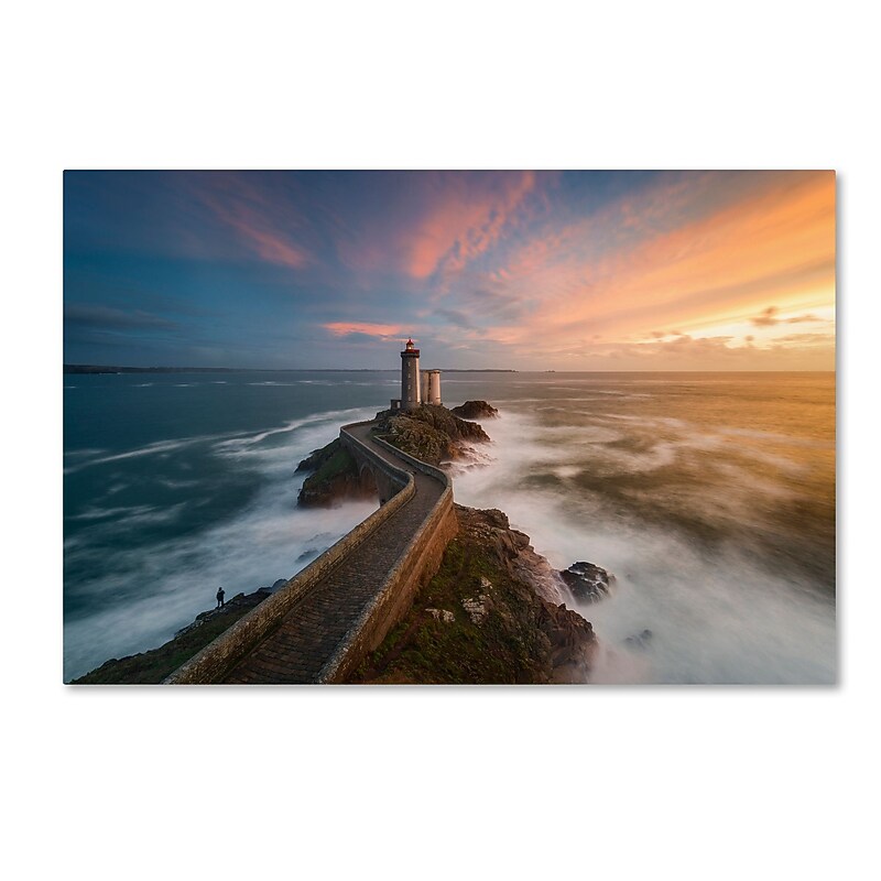 Trademark Fine Art Mathieu Rivrin 'Last Rays in Brittany' 22 x 32 (RV0037-C2232GG) image 1