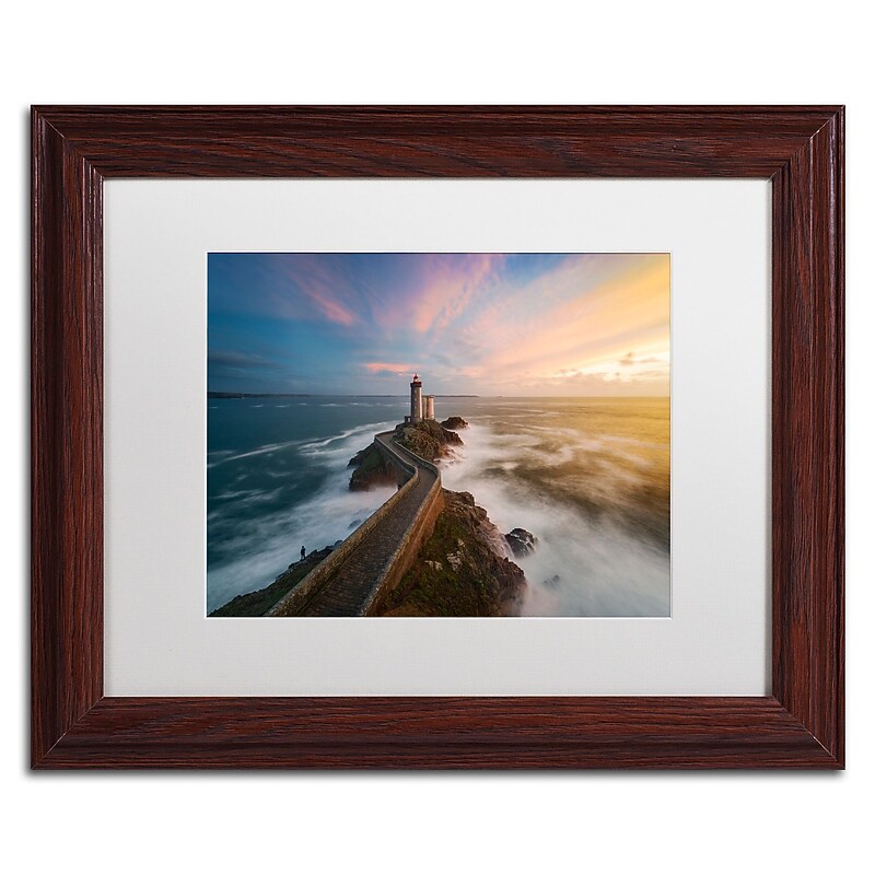 Trademark Fine Art Mathieu Rivrin 'Last Rays in Brittany' 11 x 14 (RV0037-W1114MF) image 1