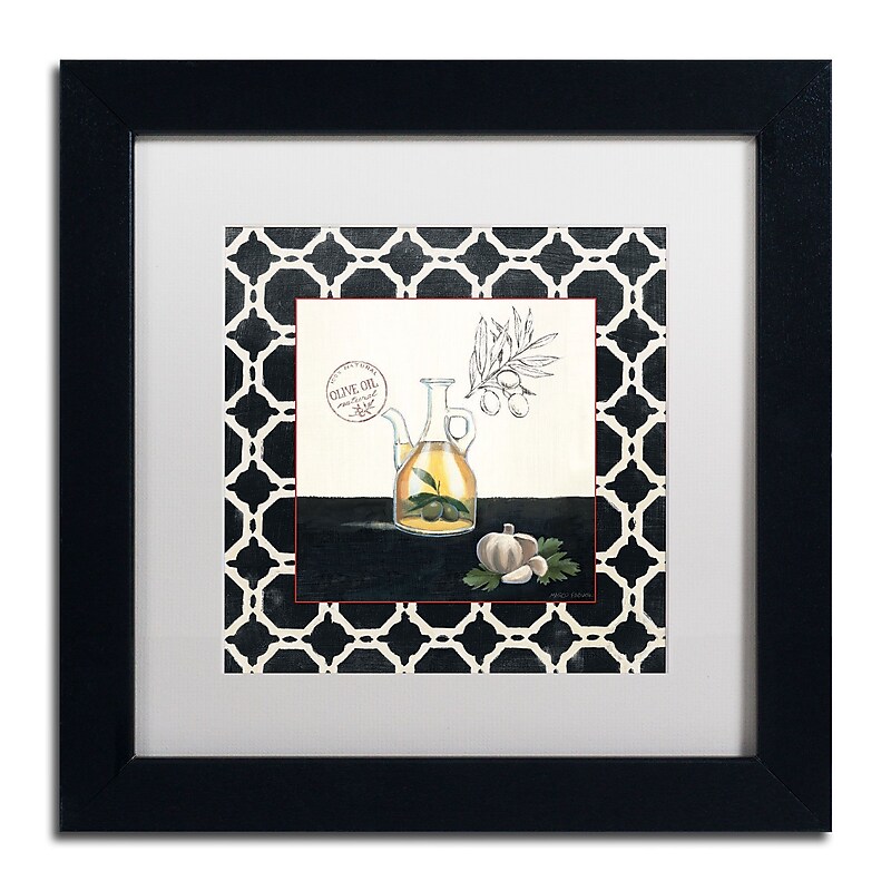 Trademark Fine Art Marco Fabiano 'Olive Oil and Garlic' 11 x 11 (WAP0144-B1111MF) image 1