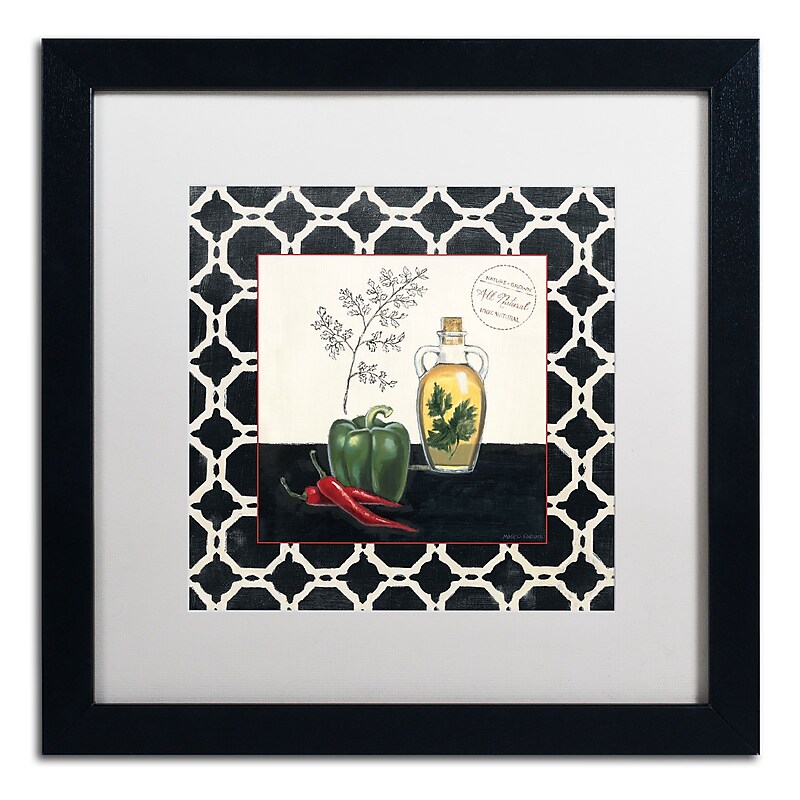 Trademark Fine Art Marco Fabiano 'Parsley and Peppers' 16 x 16 (WAP0146-B1616MF) image 1
