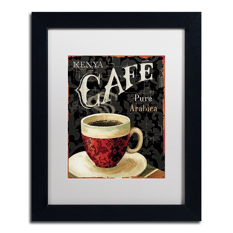 Trademark Fine Art Lisa Audit 'Today's Coffee I' 11 x 14 (WAP0176-B1114MF) image 1