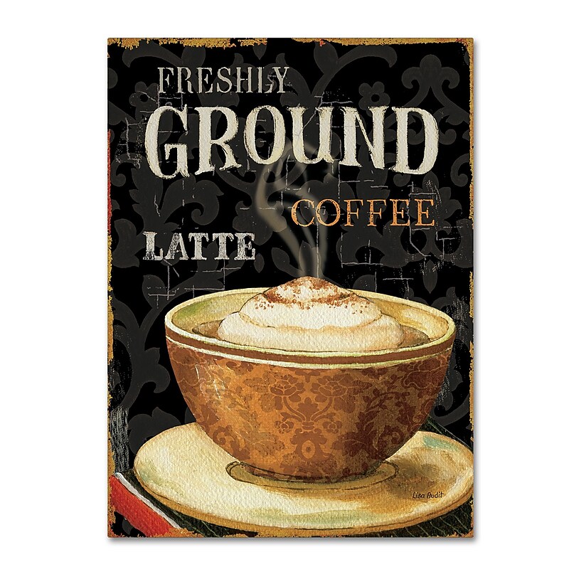 Trademark Fine Art Lisa Audit 'Today's Coffee II' 24 x 32 (WAP0177-C2432GG) image 1