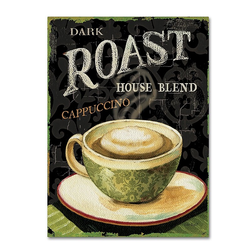 Trademark Fine Art Lisa Audit 'Today's Coffee III' 18 x 24 (WAP0178-C1824GG) image 1