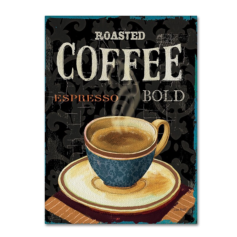 Trademark Fine Art Lisa Audit 'Today's Coffee IV' 24 x 32 (WAP0179-C2432GG) image 1