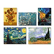 Trademark Fine Art Vincent van Gogh Wall Collection 18 x 24 (WC0001-SET-5)