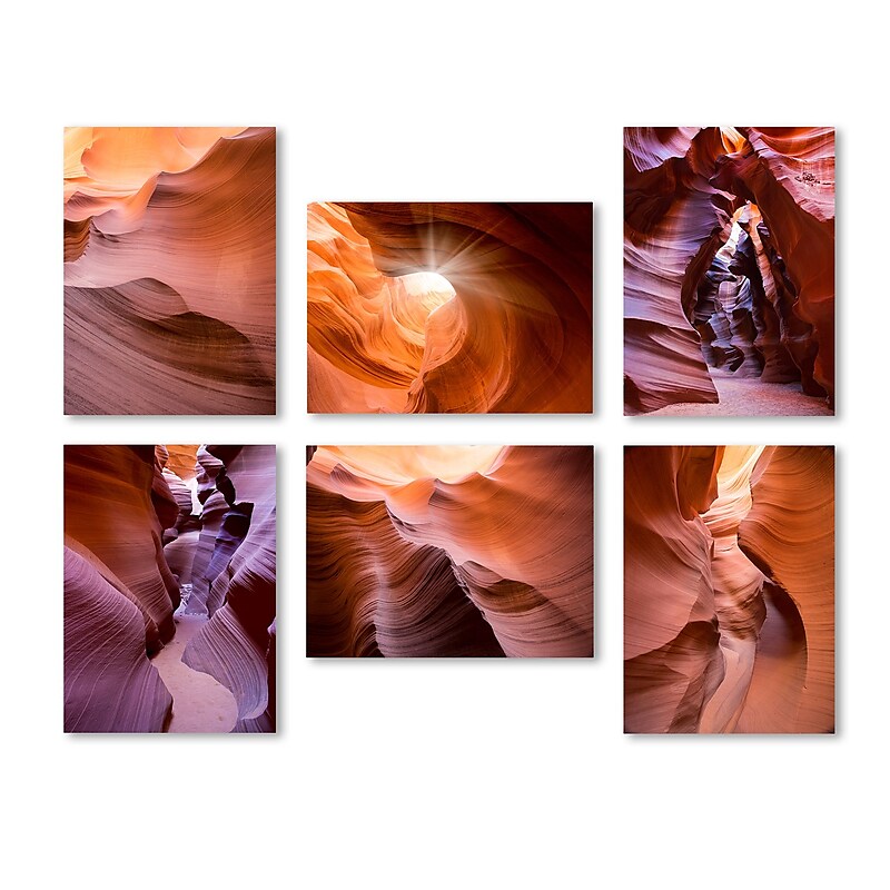 Trademark Fine Art Rocks Wall Collection 14 x 19 (WC0009-SET-6) image 1