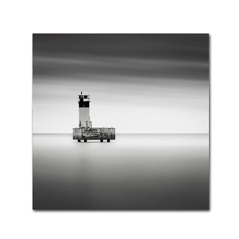 Trademark Fine Art Dave MacVicar 'Warning Sign' 35 x 35 (ALI0821-C3535GG) image 1