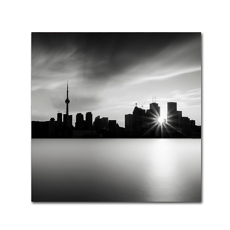 Trademark Fine Art Dave MacVicar 'Silver City' 18 x 18 (ALI0852-C1818GG) image 1