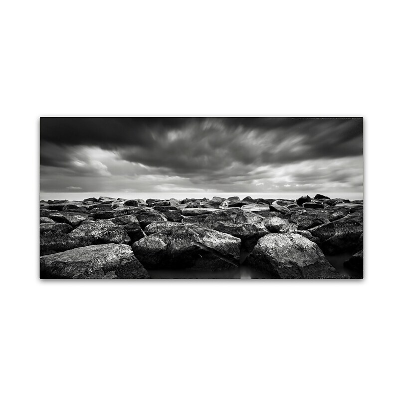 Trademark Fine Art Dave MacVicar 'Breakwater' 24 x 47 (ALI0823-C2447GG) image 1