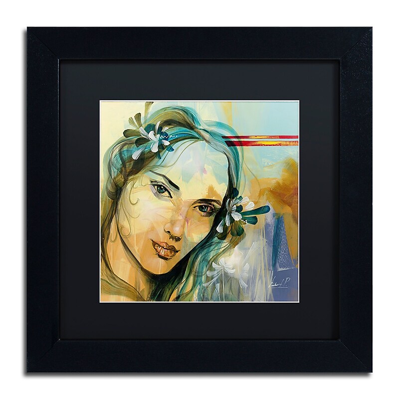 Trademark Fine Art Andrea 'Andalucia' 11 x 11 Framed Art Print (MA0599-B1111BMF) image 1