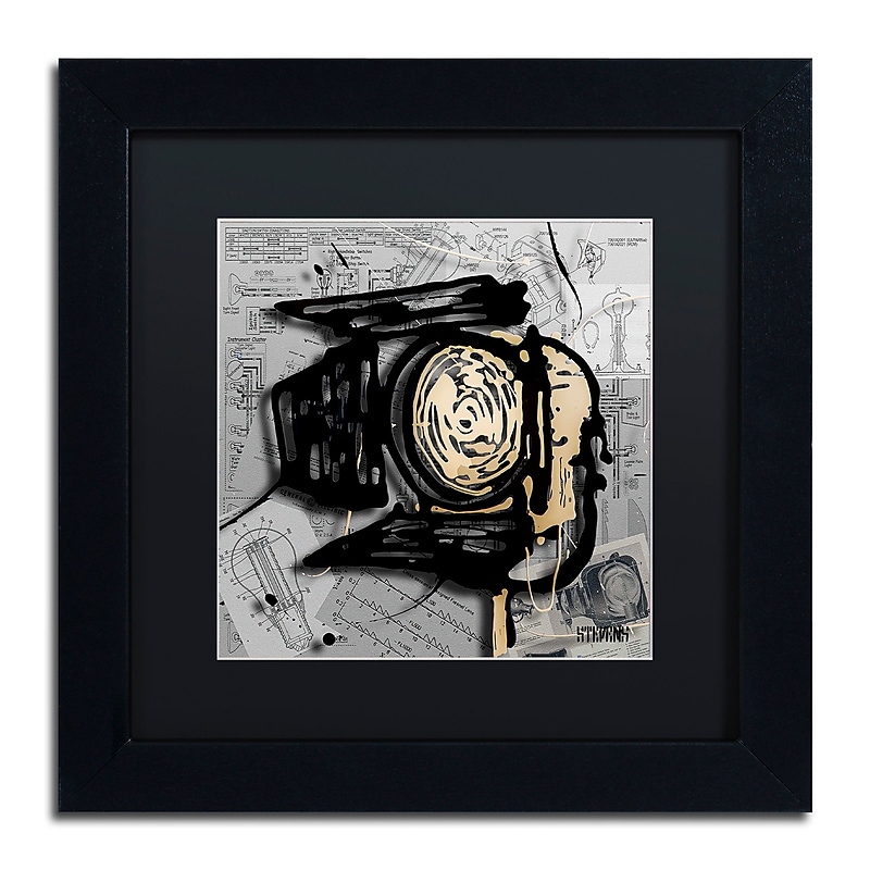 Trademark Fine Art Roderick Stevens 'Movie Light' 11 x 11 (RS1003-B1111BMF) image 1