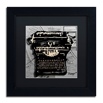 UPC 886511736726 product image for Trademark Fine Art Roderick Stevens 'Movie Typewriter'  11 x 11 (RS1005-B1111BMF | upcitemdb.com