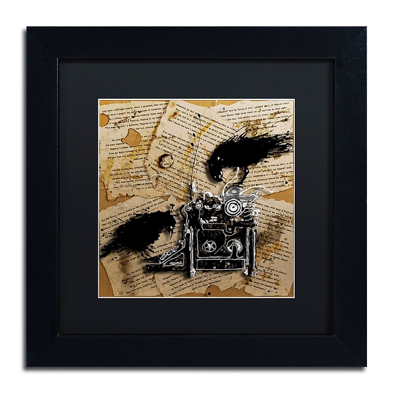 Trademark Fine Art Roderick Stevens 'Quoth the Raven 1' 11 x 11 (RS1010-B1111BMF) image 1