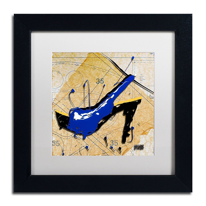 Trademark Fine Art Roderick Stevens 'Blue Heel' 11 x 11 (RS978-B1111MF) image 1