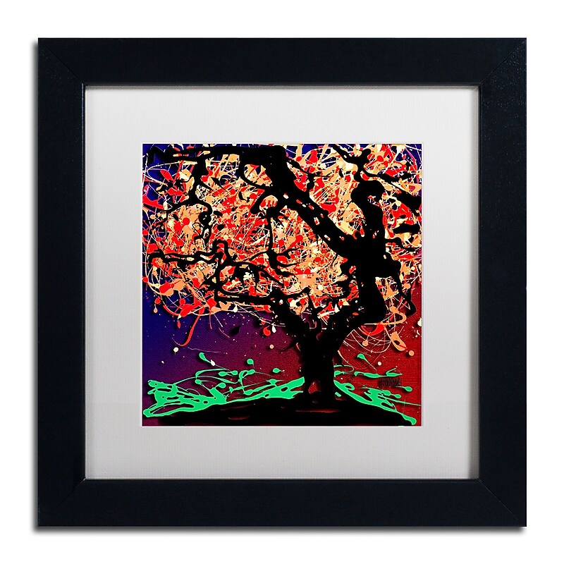 Trademark Fine Art Roderick Stevens 'Fall Red Tree' 11 x 11 (RS981-B1111MF) image 1