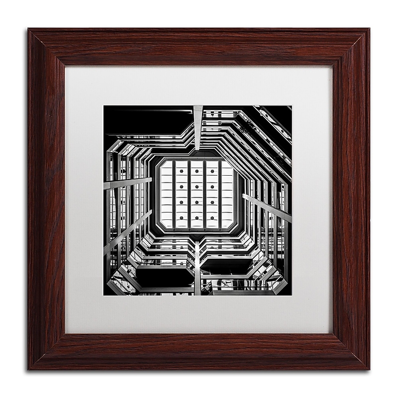 Trademark Fine Art Dave MacVicar 'Ceiling View' 11 x 11 Framed Art Print (ALI0819-W1111MF) image 1
