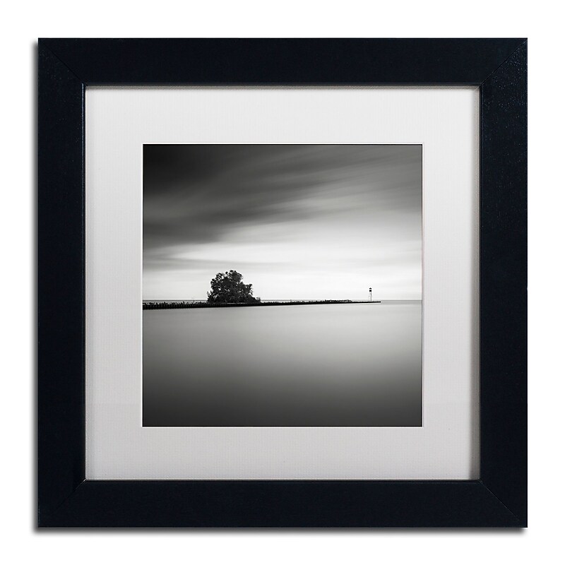 Trademark Fine Art Dave MacVicar 'Erieau 2' 11 x 11 Framed Art Print (ALI0831-B1111MF) image 1