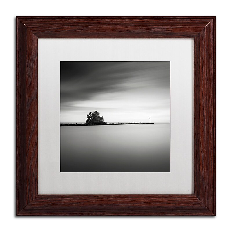 Trademark Fine Art Dave MacVicar 'Erieau 2' 11 x 11 Framed Art Print (ALI0831-W1111MF) image 1
