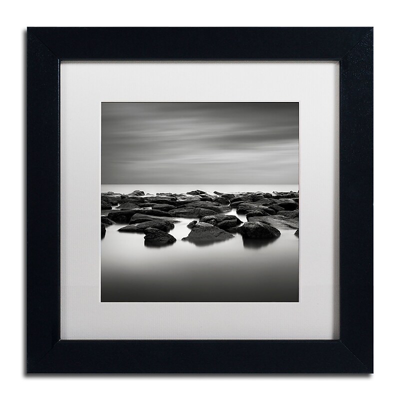 Trademark Fine Art Dave MacVicar 'High Tide' 11 x 11 Framed Art Print (ALI0833-B1111MF) image 1