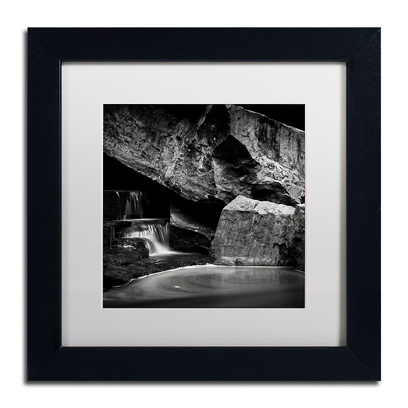 Trademark Fine Art Dave MacVicar 'Whirlpool' 11 x 11 Framed Art Print (ALI0866-B1111MF) image 1