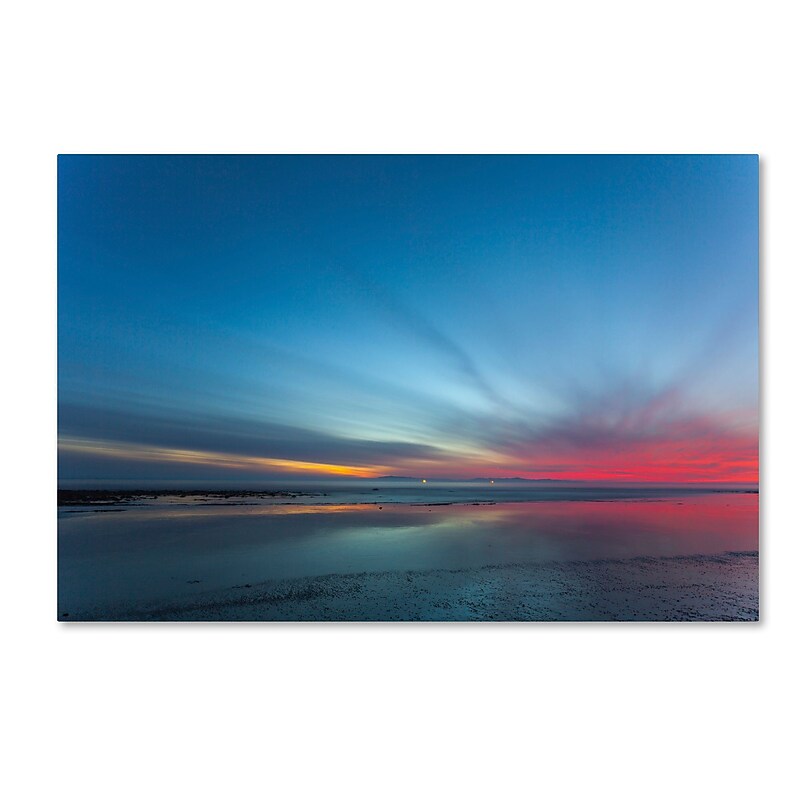 Trademark Fine Art Chris Moyer 'Blue Hour' 16 x 24 (ALI0760-C1624GG) image 1