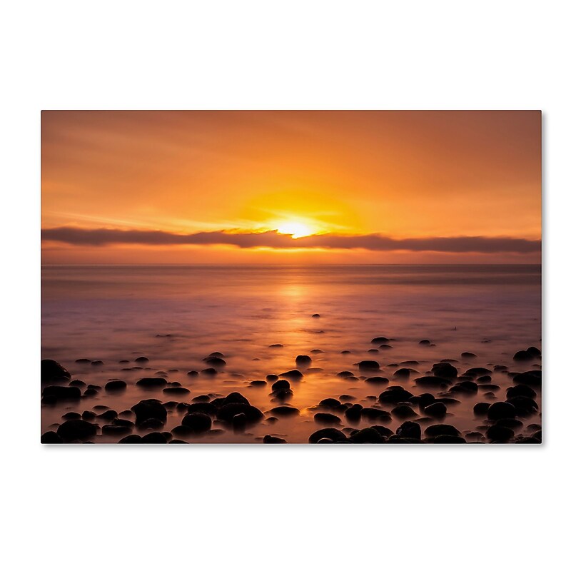 Trademark Fine Art Chris Moyer 'Pacific Sunset' 16 x 24 (ALI0765-C1624GG) image 1