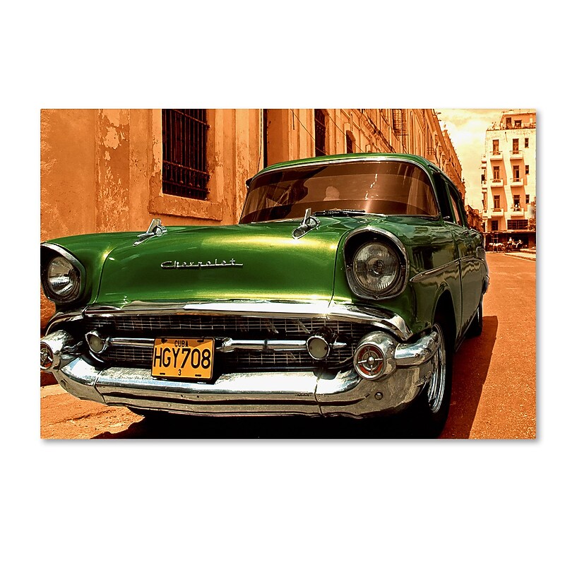 Trademark Fine Art 1957 Chevy Bel Air' 12 x 19 (MA008-C1219GG) image 1