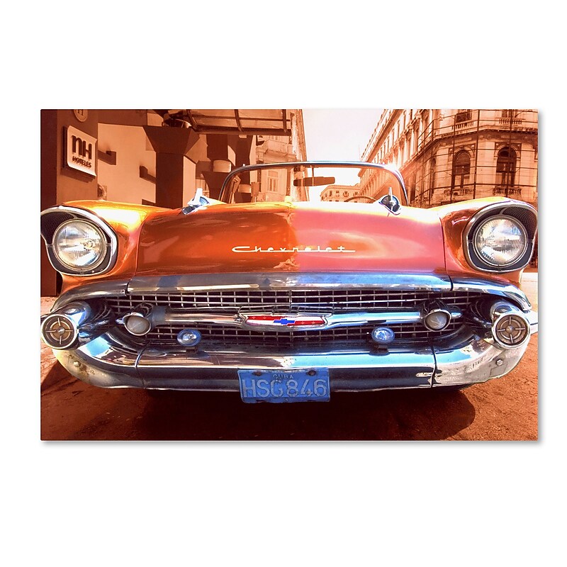 Trademark Fine Art 1957 Chevy' 12 x 19 (MA009-C1219GG) image 1