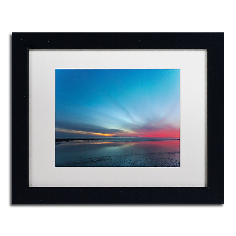 Trademark Fine Art Chris Moyer 'Blue Hour' 11 x 14 Framed Art Print (ALI0760-B1114MF) image 1