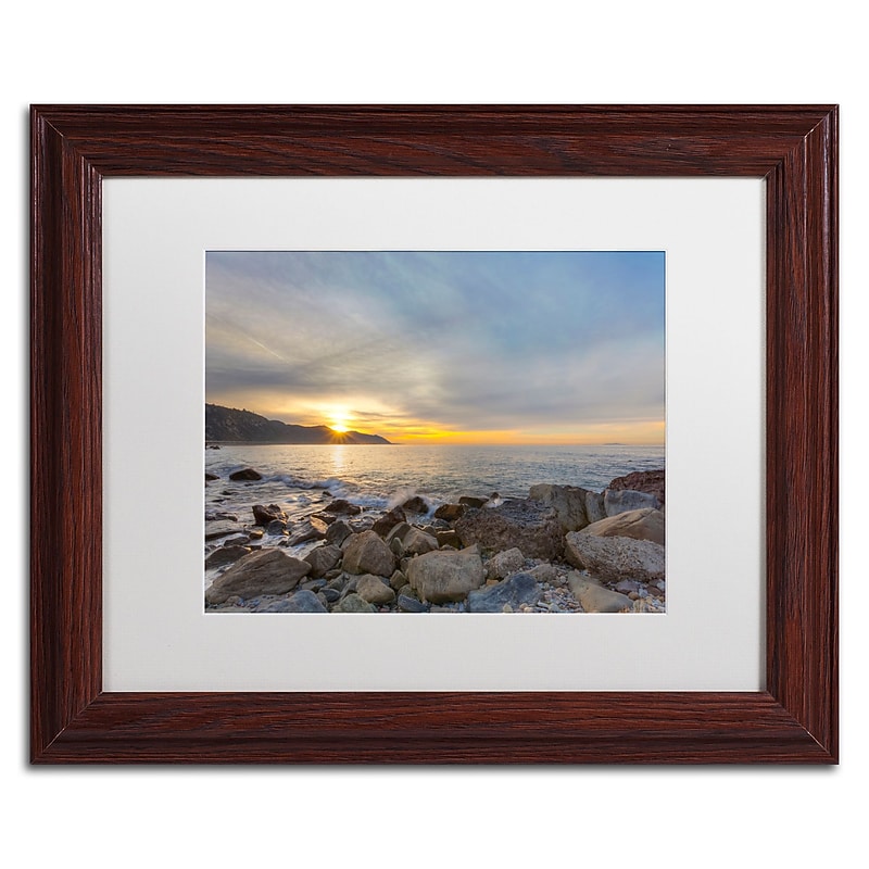 Trademark Fine Art Chris Moyer 'Breaking Day' 11 x 14 Framed Art Print (ALI0761-W1114MF) image 1