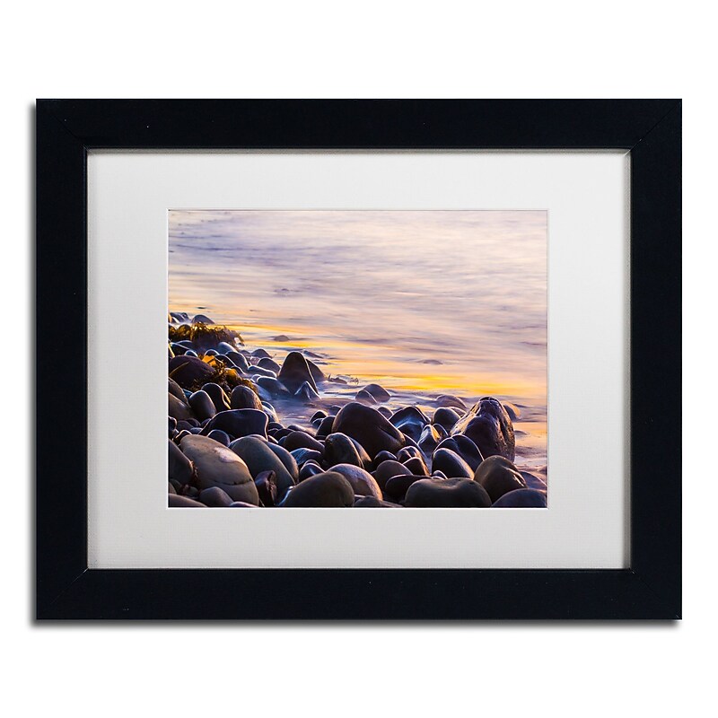 Trademark Fine Art Chris Moyer 'Wet Rock Reflections' 11 x 14 (ALI0767-B1114MF) image 1