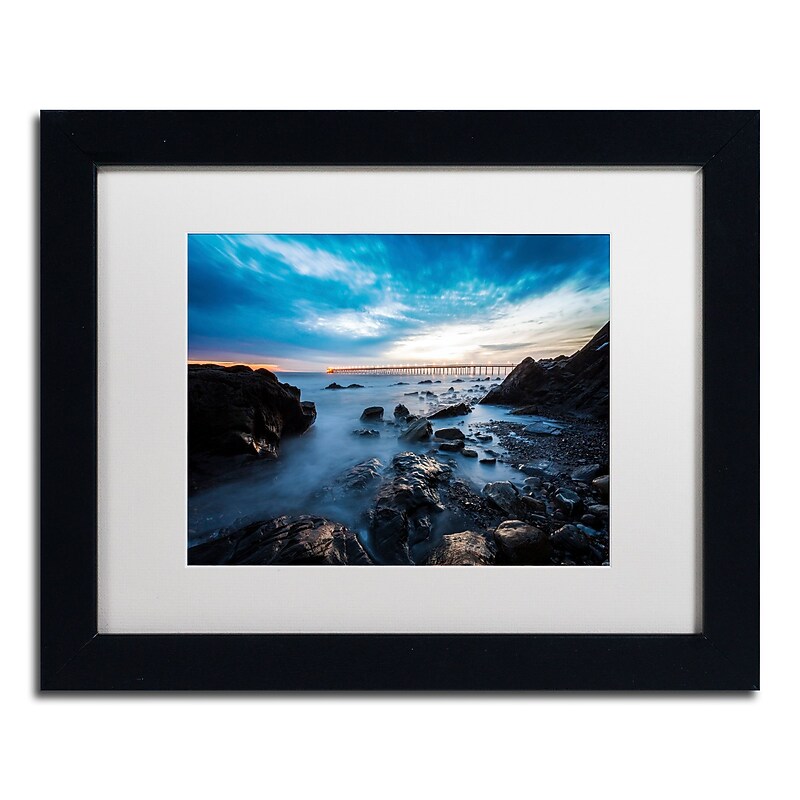 Trademark Fine Art Chris Moyer 'Bacara Twilight' 11 x 14 (ALI0775-B1114MF) image 1