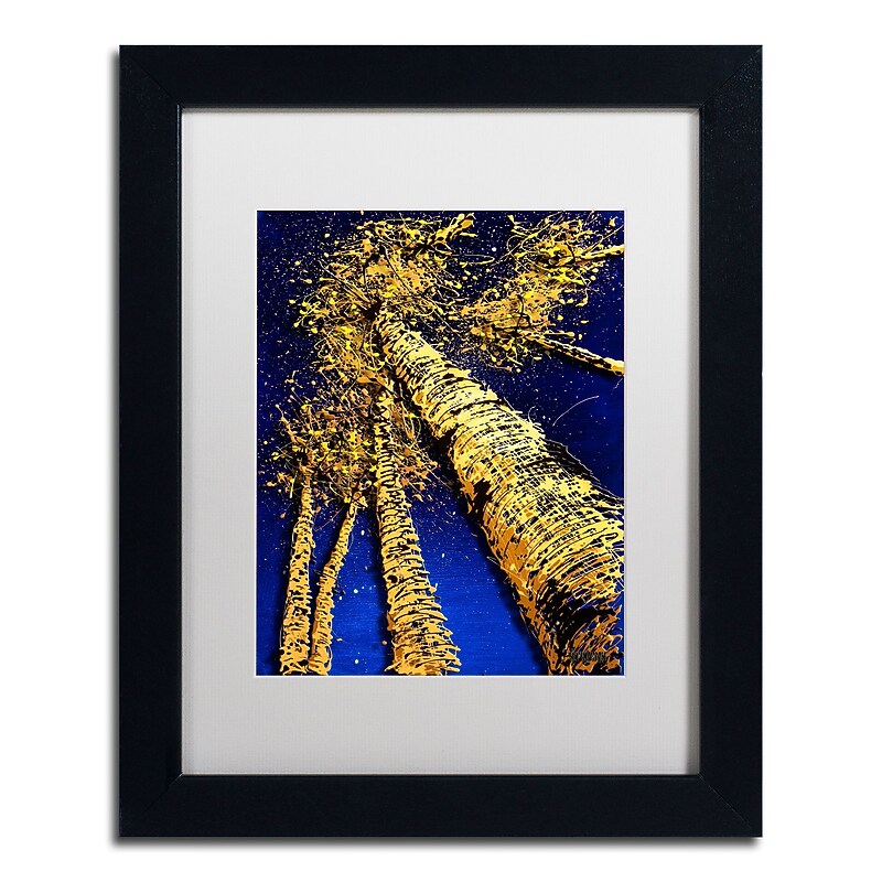Trademark Fine Art Roderick Stevens 'Aspen Sky 2' 11 x 14 (RS999-B1114MF) image 1