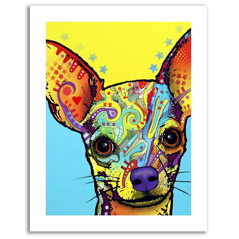 Trademark Fine Art Dean Russo 'Chihuahua' Paper Art 18 x 24 (ALI0237-1824-P) image 1