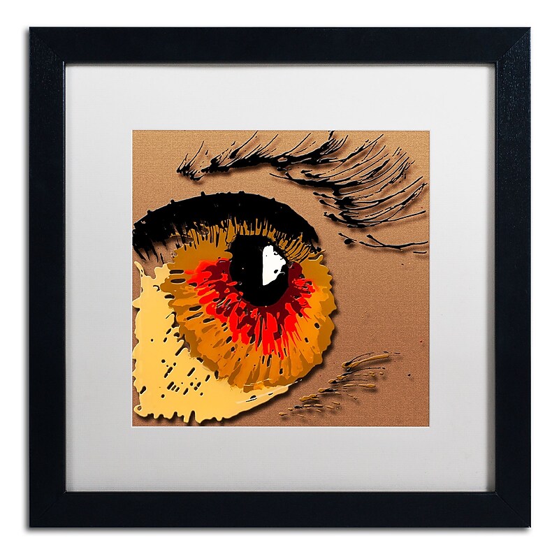 Trademark Fine Art Roderick Stevens 'Eye 1' 16 x 16 (RS1000-B1616MF) image 1