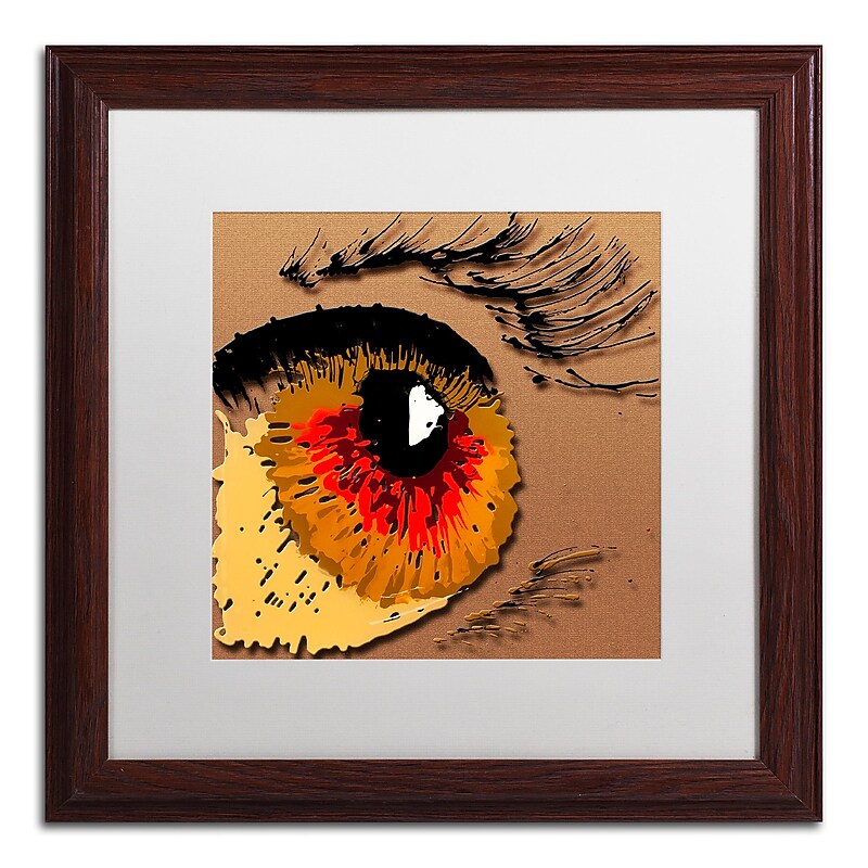 Trademark Fine Art Roderick Stevens 'Eye 1' 16 x 16 (RS1000-W1616MF) image 1