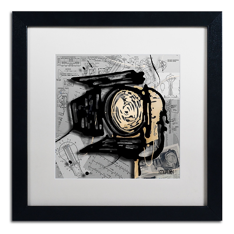 Trademark Fine Art Roderick Stevens 'Movie Light' 16 x 16 (RS1003-B1616MF) image 1