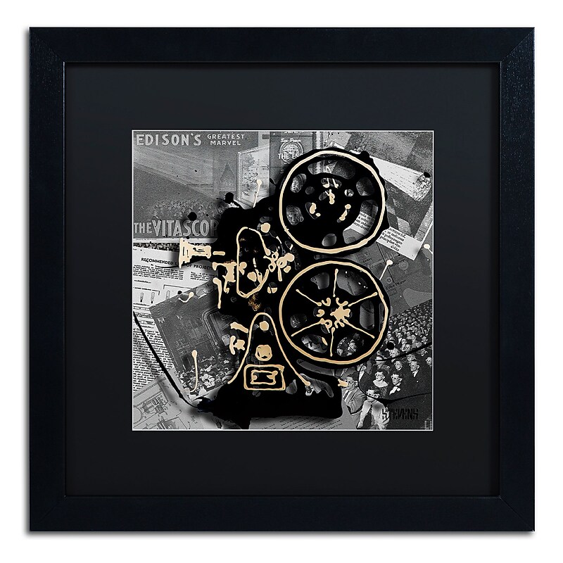 Trademark Fine Art Roderick Stevens 'Movie Projector' 16 x 16 (RS1004-B1616BMF) image 1