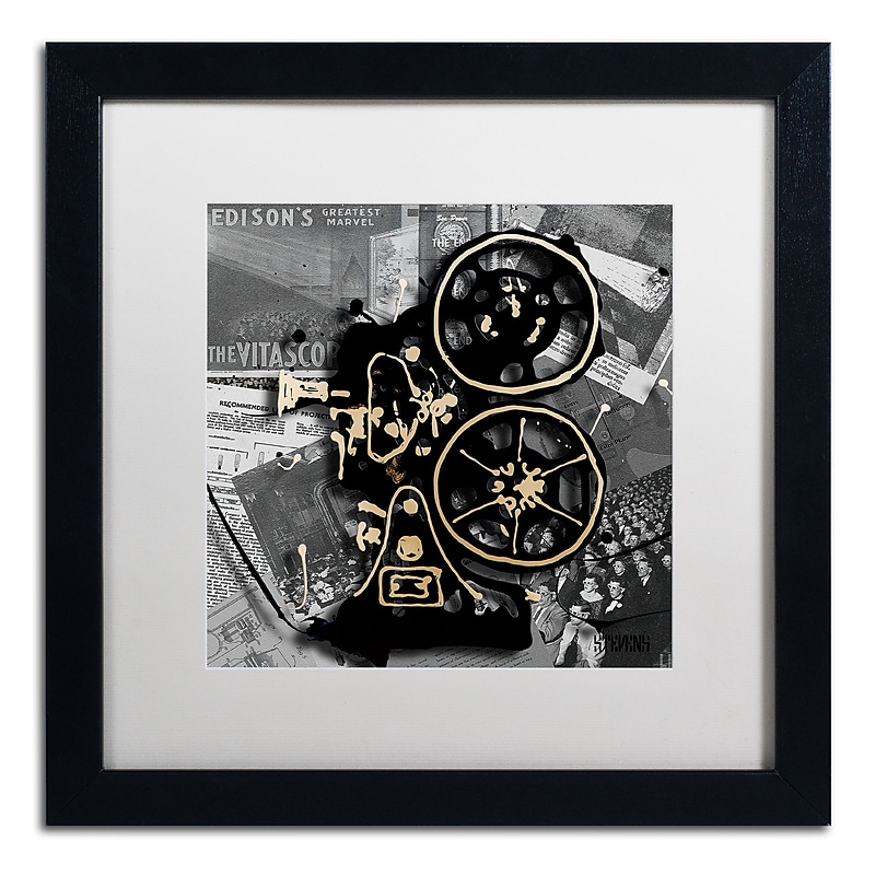 Trademark Fine Art Roderick Stevens 'Movie Projector' 16 x 16 (RS1004-B1616MF) image 1