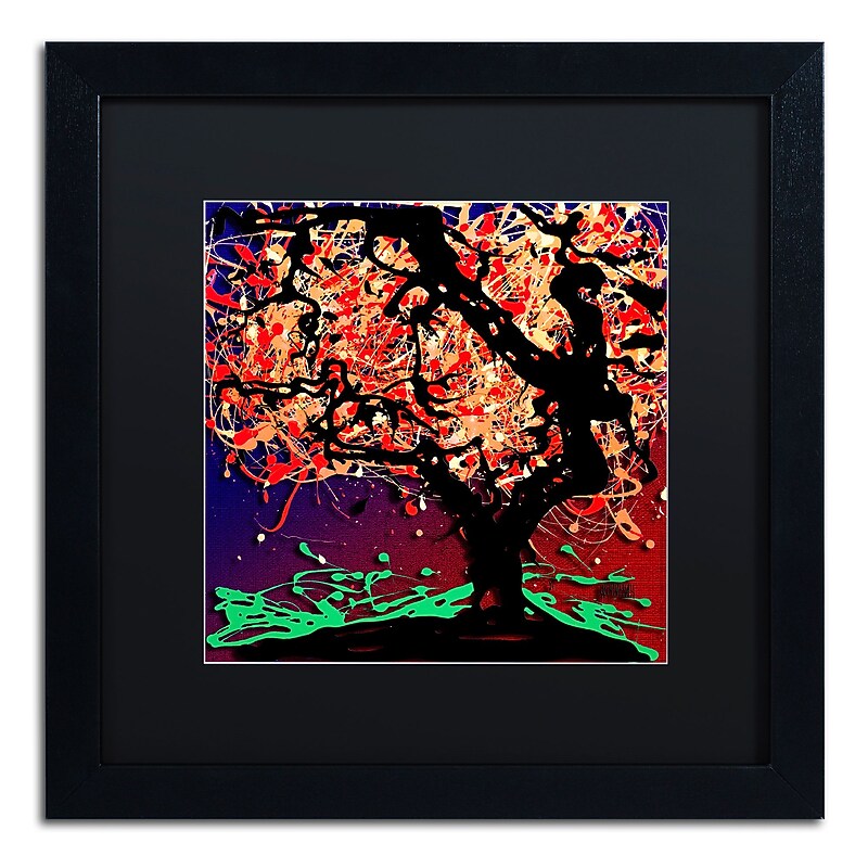 Trademark Fine Art Roderick Stevens 'Fall Red Tree' 16 x 16 (RS981-B1616BMF) image 1